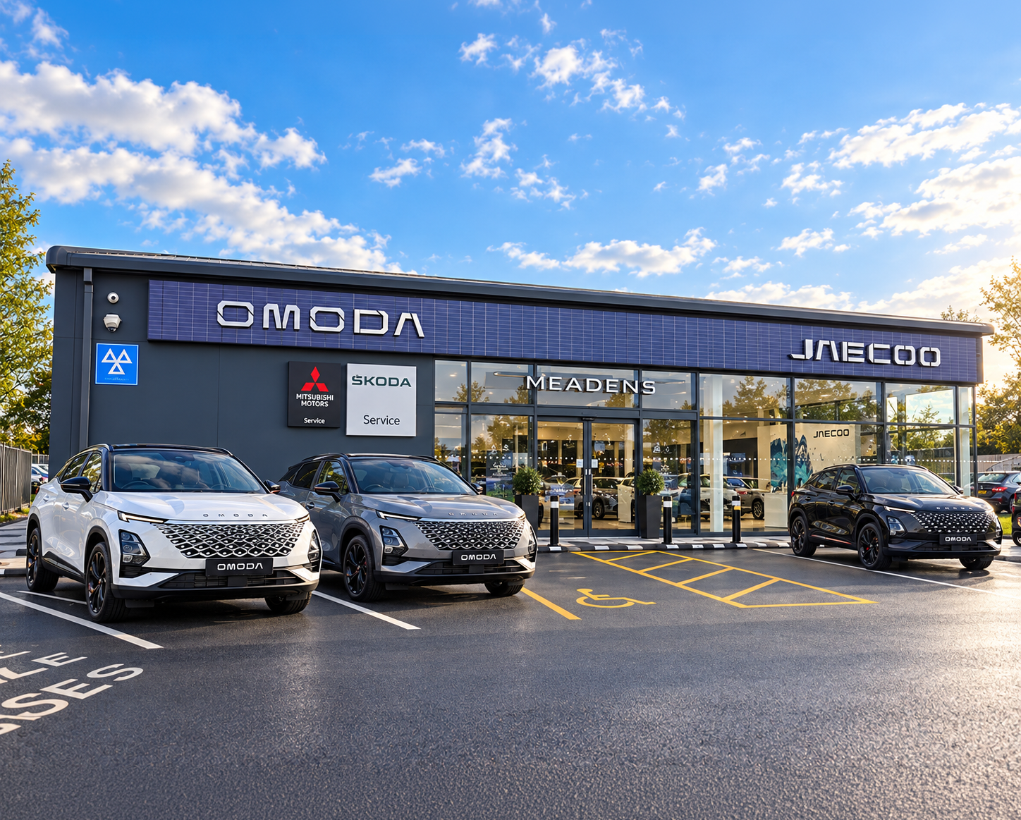 Meadens OMODA dealership in Christchurch Dorset